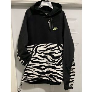 Nike Sportswear Zebra Fleece Pullover Hoodie